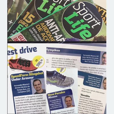 Fernando Moura na revista Sport Life